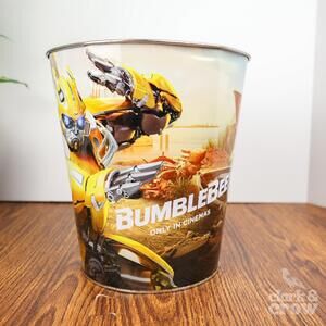 Bumblebee 2018 Movie Popcorn Bucket Transformers Theater Promo 130oz